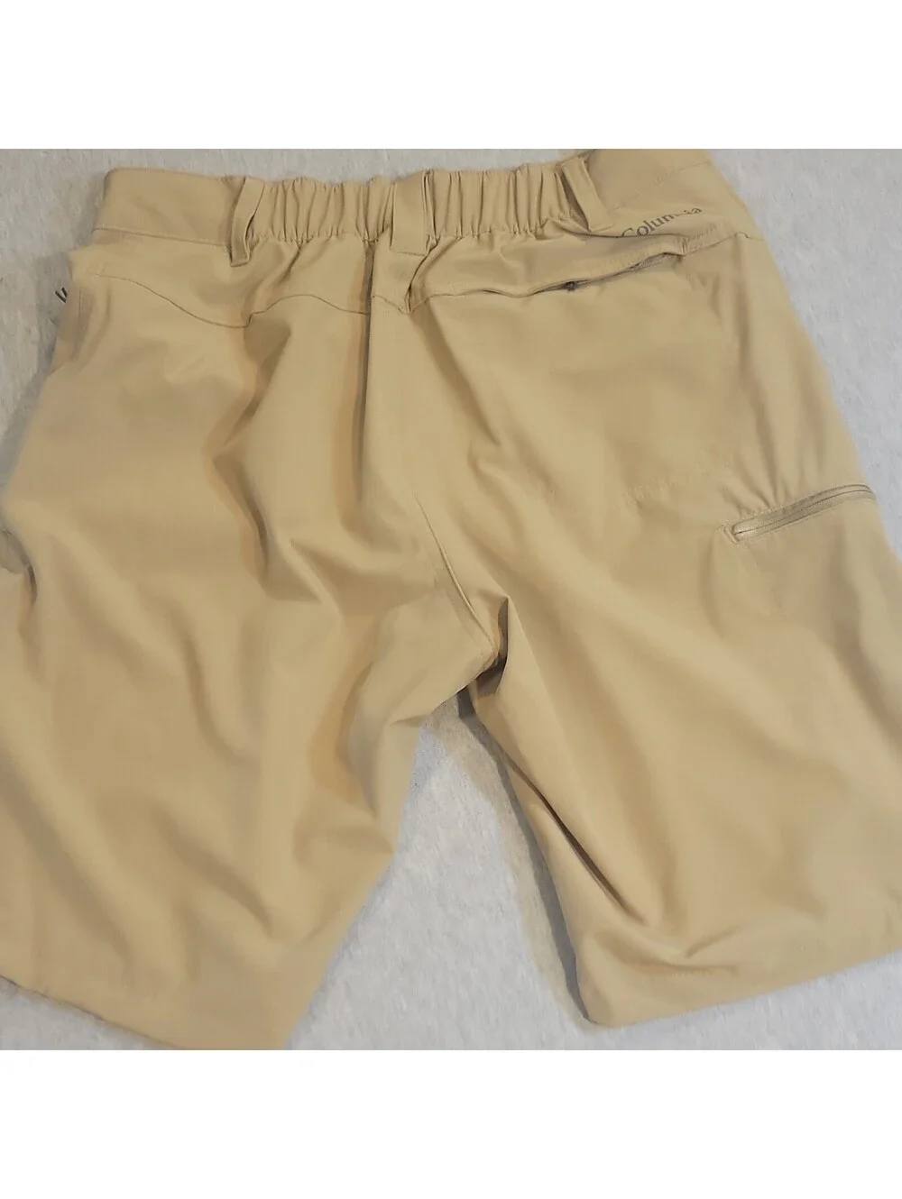 Columbia Men's Beige Chino Shorts Flat Front 8